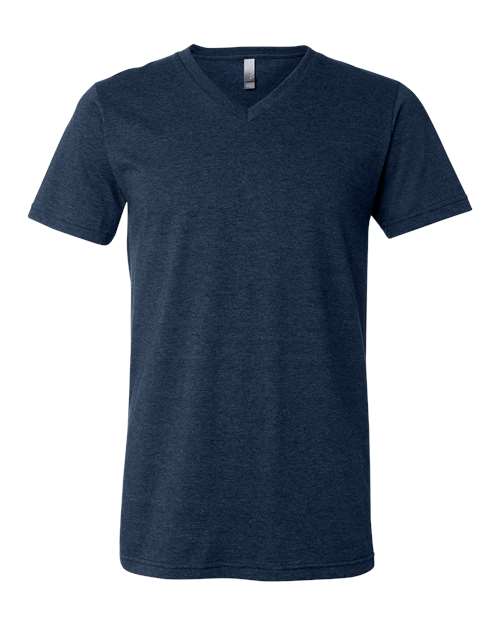 BELLA + CANVAS Unisex Heather CVC V-Neck Tee