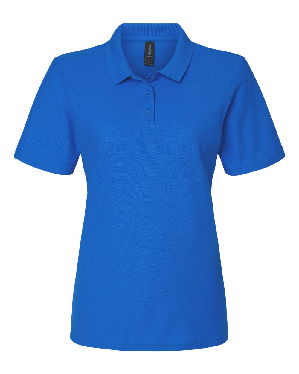 Gildan 64800L Ladies Softstyle Double Pique Polo Shirt - Royal - 2XL