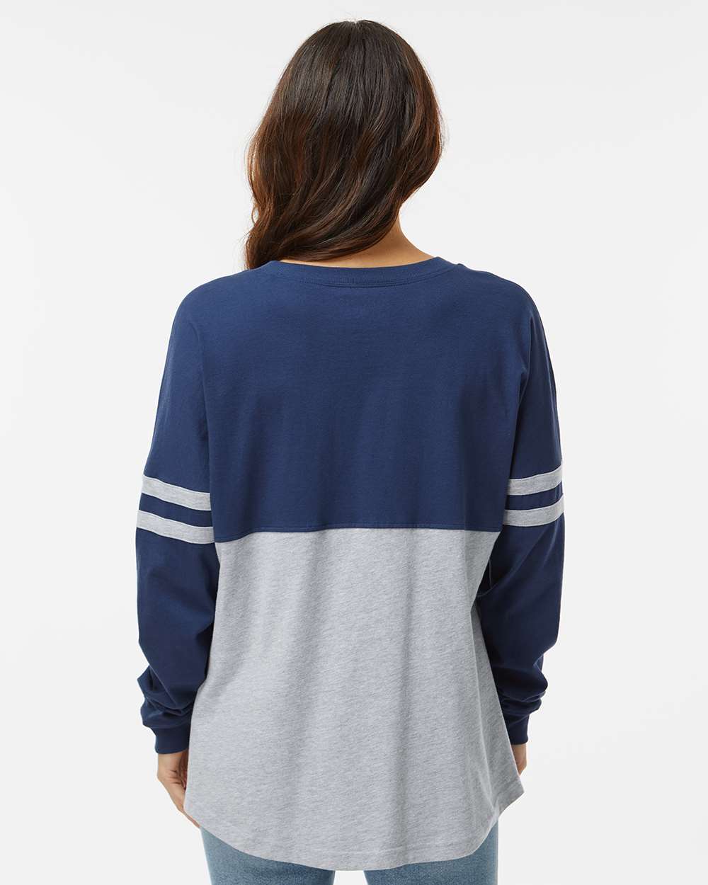 Women's Pom Pom Long Sleeve Jersey T-Shirt