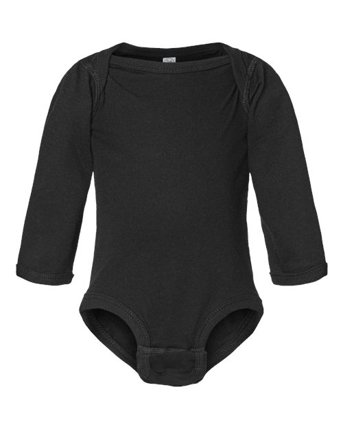 Rabbit Skins Infant Fine Jersey Long Sleeve Bodysuit