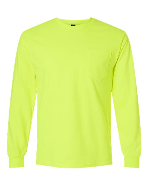 Gildan Unisex Ultra Cotton® Long Sleeve Pocket T-Shirt