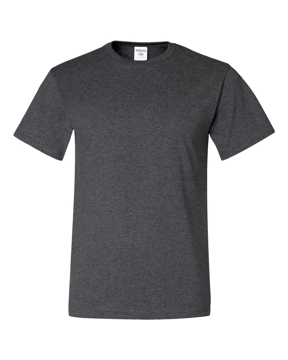 Jerzees Men's Black Heather Adult Short Sleeve Tee , X-Large