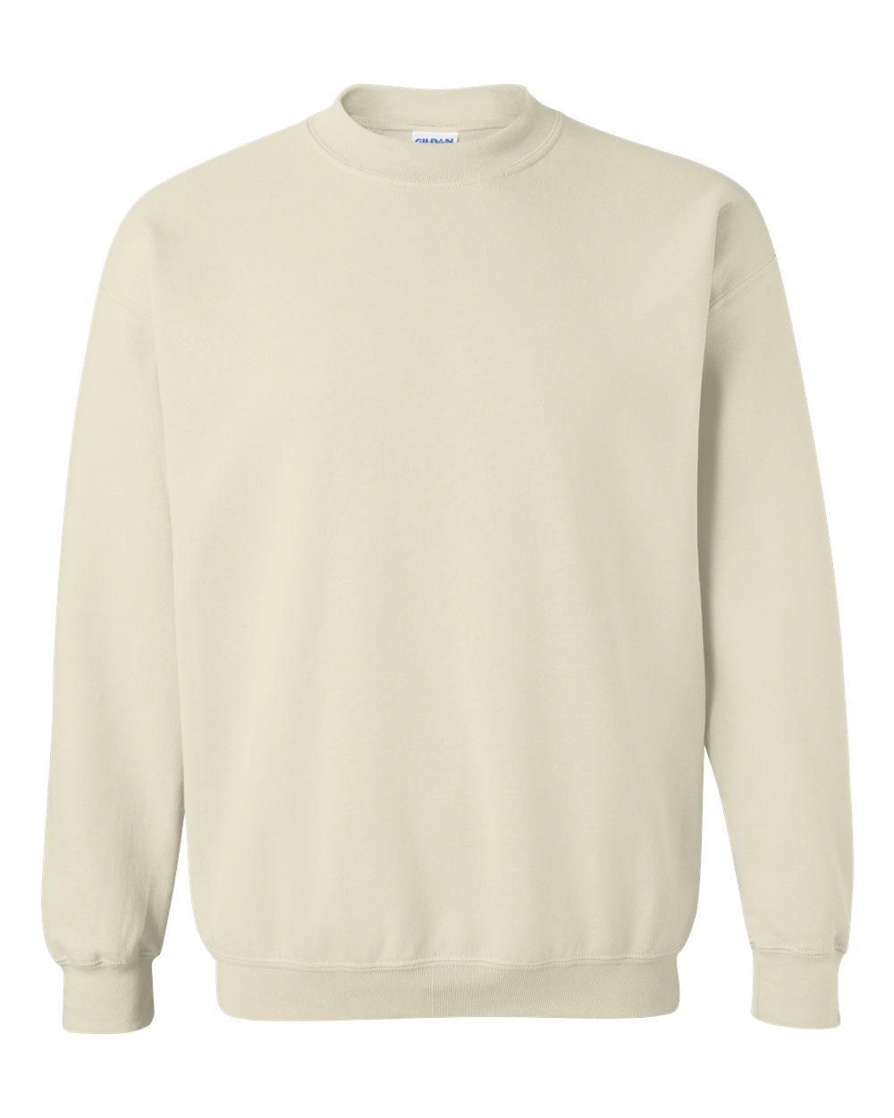 Fashion Gildan 18000 Adult Sweatshirt Sand Large