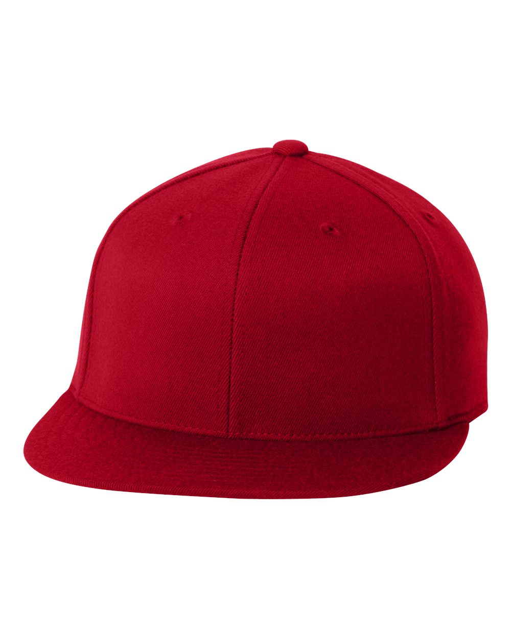 Flexfit Original Brown Flatbill S/M 6 7/8â€-7 1/4†Premium Fitted 210 Hat Cap Flex Fit Flat Bill