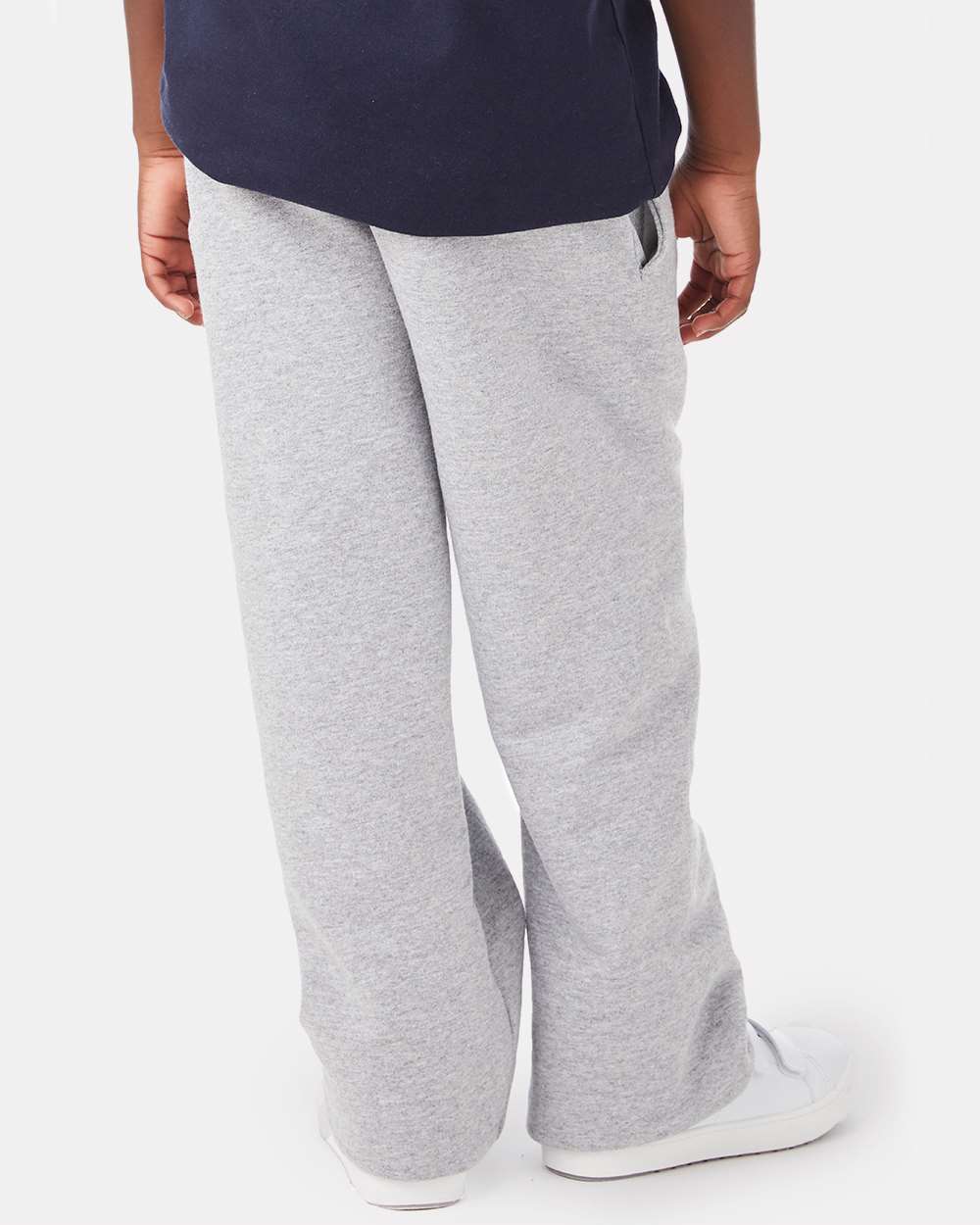 Youth Powerblend® Open-Bottom Sweatpants with Pockets