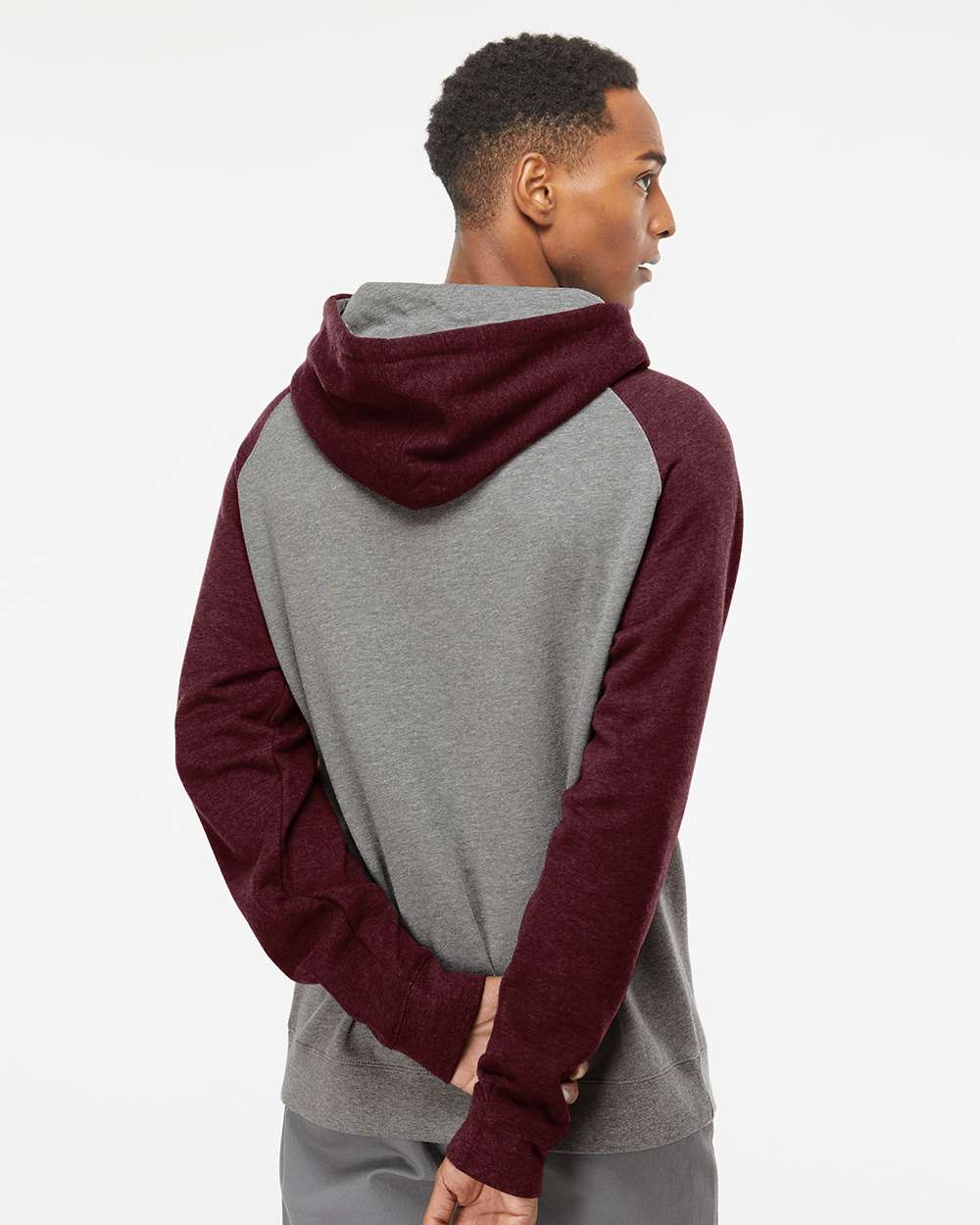 Unisex Raglan Hooded Sweatshirt