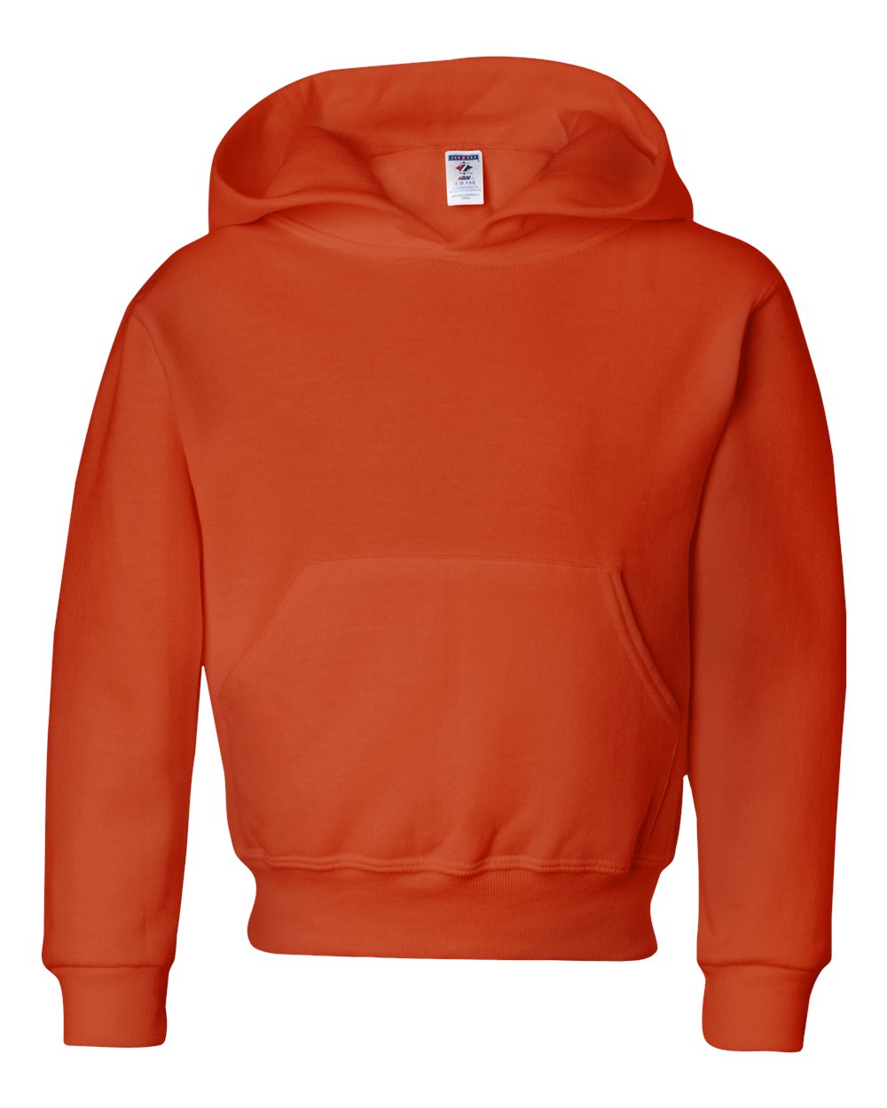 Jerzees Youth 8 oz. NuBlend® Fleece Pullover Hood L BURNT ORANGE