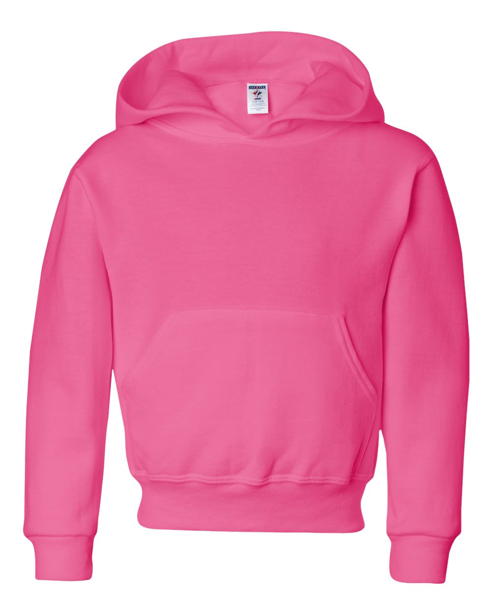Jerzees Youth 8 oz. NuBlend® Fleece Pullover Hood XL NEON PINK