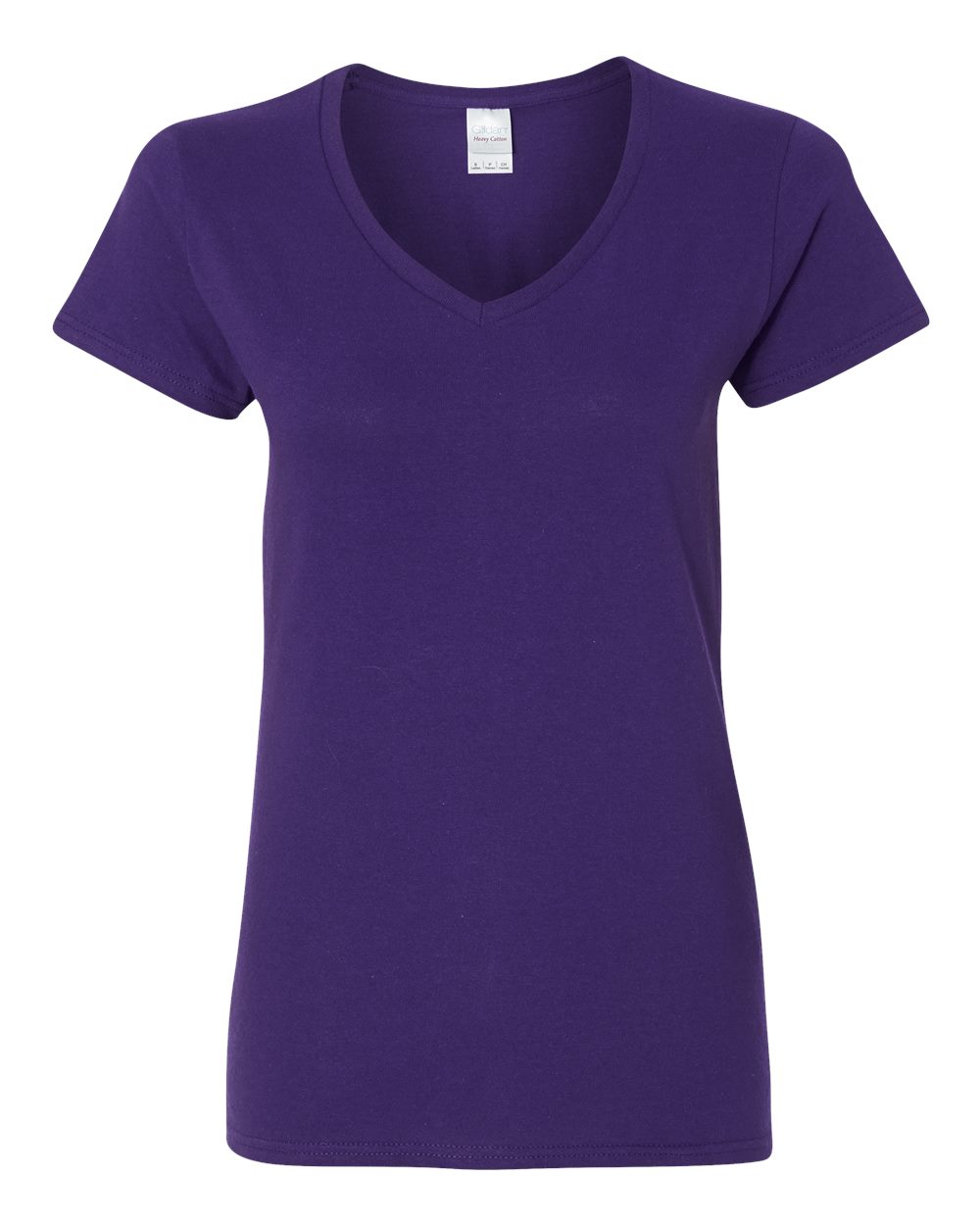 Gildan Fashion 5V00L Heavy Cotton Ladies T Shirt (Heather Purple, XX-Large)