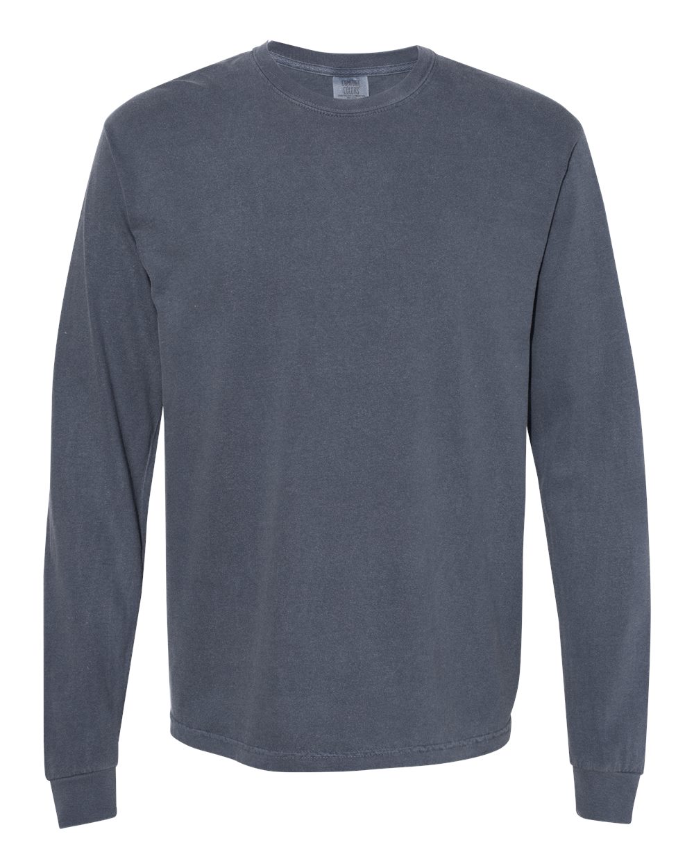Comfort Colors mens Long Sleeve Tee, Style 6014, Light Denim, Large