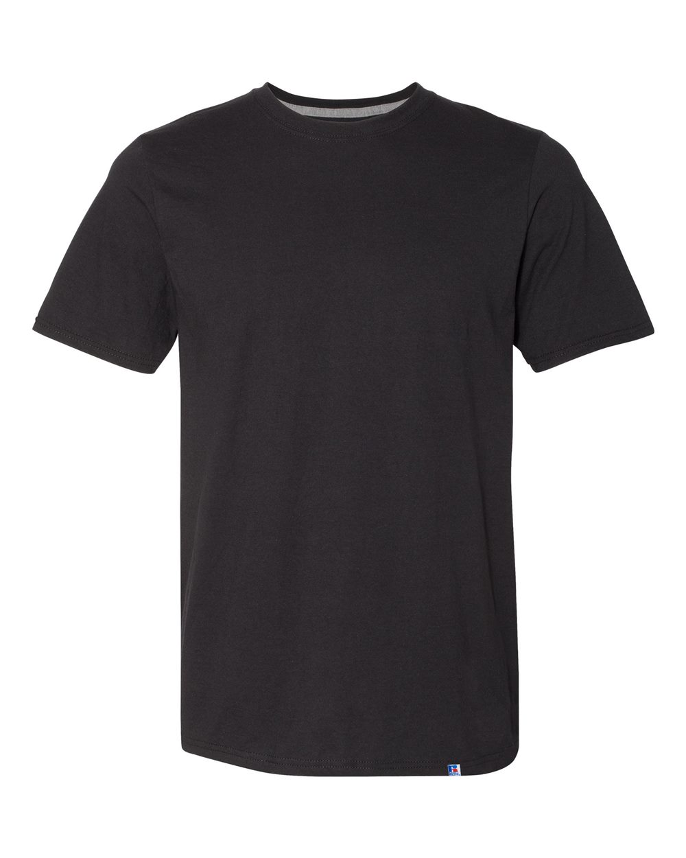 Russell Athletic Men's Short Sleeve Cotton T-Shirt, Black, X-Large