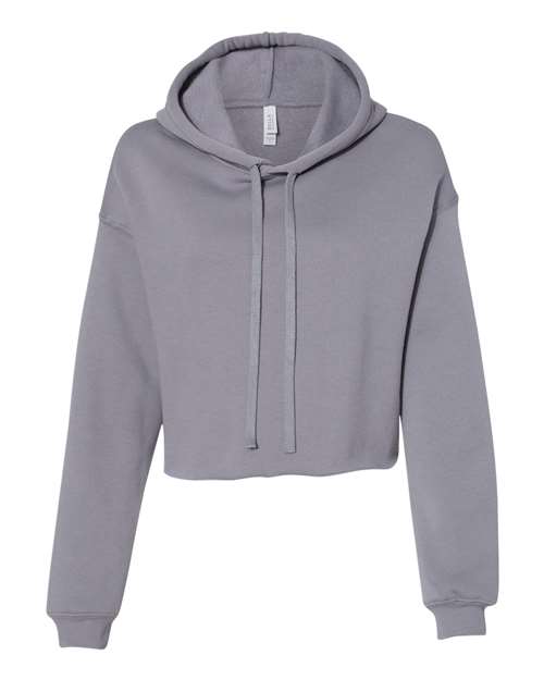 BELLA + CANVAS Women's Crop Fleece Hoodie Sweatshirt