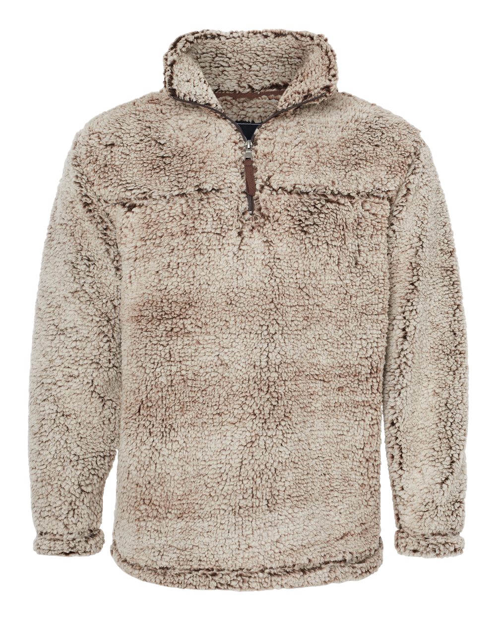 boxercraft Sherpa Quarter Zip Pullover, Warm & Cozy, Frosty Chocolate M