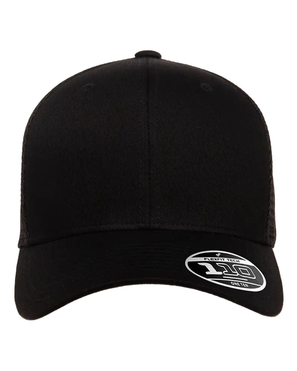 Flexfit Men's 110 Recycled Trucker Mesh, Black, OSFA