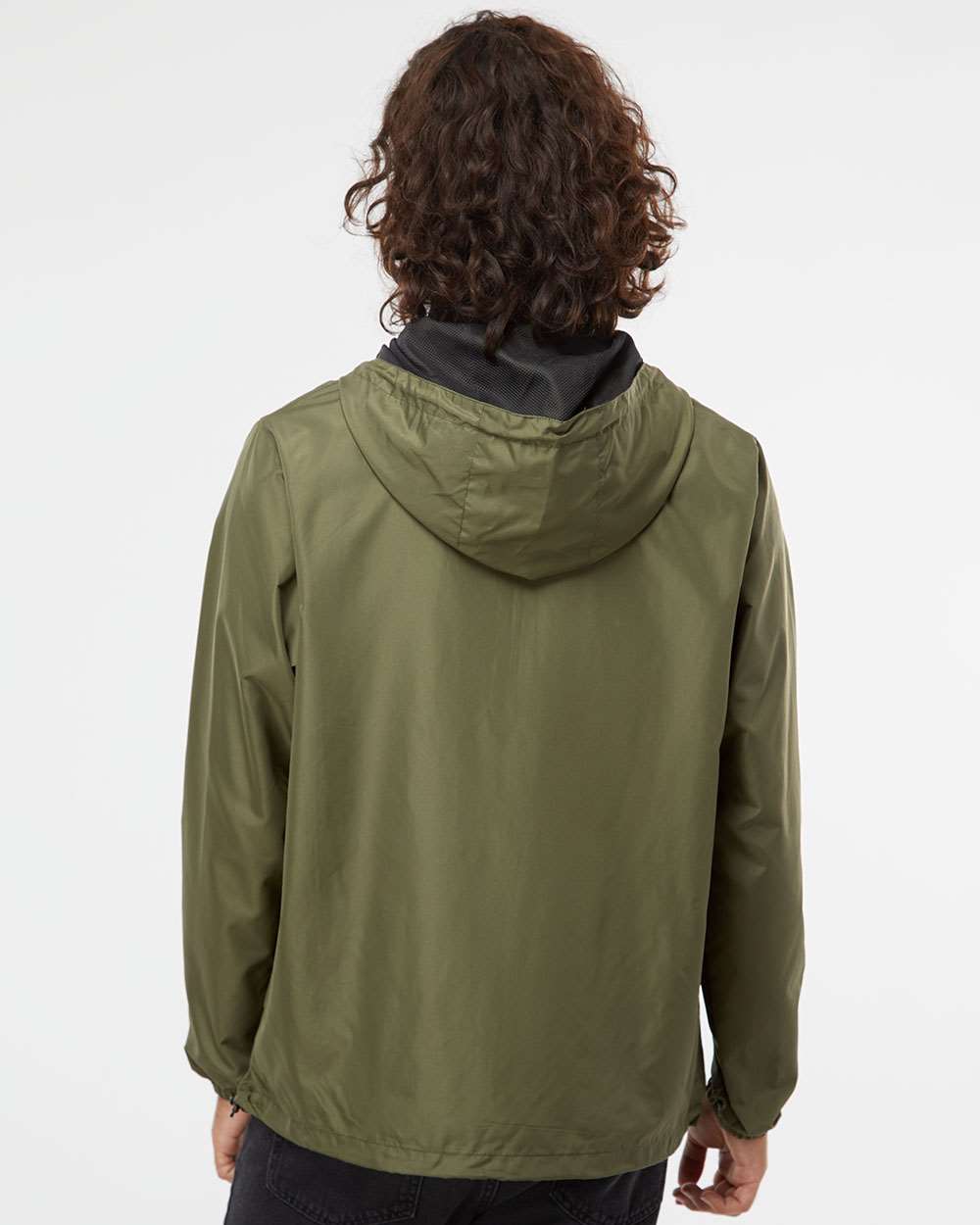 Unisex Lightweight Quarter-Zip Windbreaker Pullover Jacket
