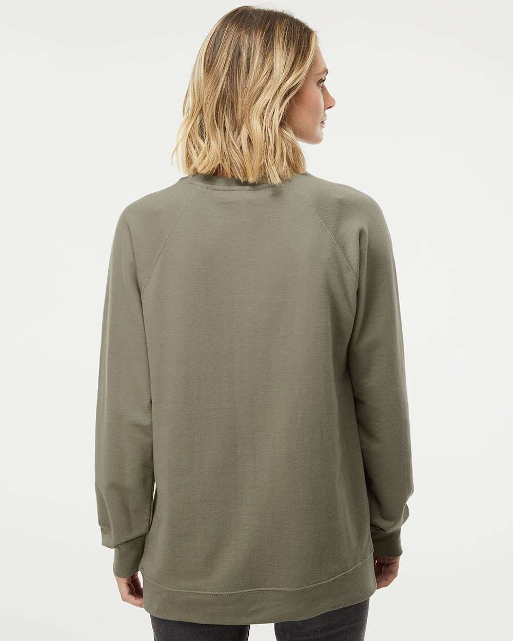 Unisex Icon Lightweight Loopback Terry Crewneck Sweatshirt
