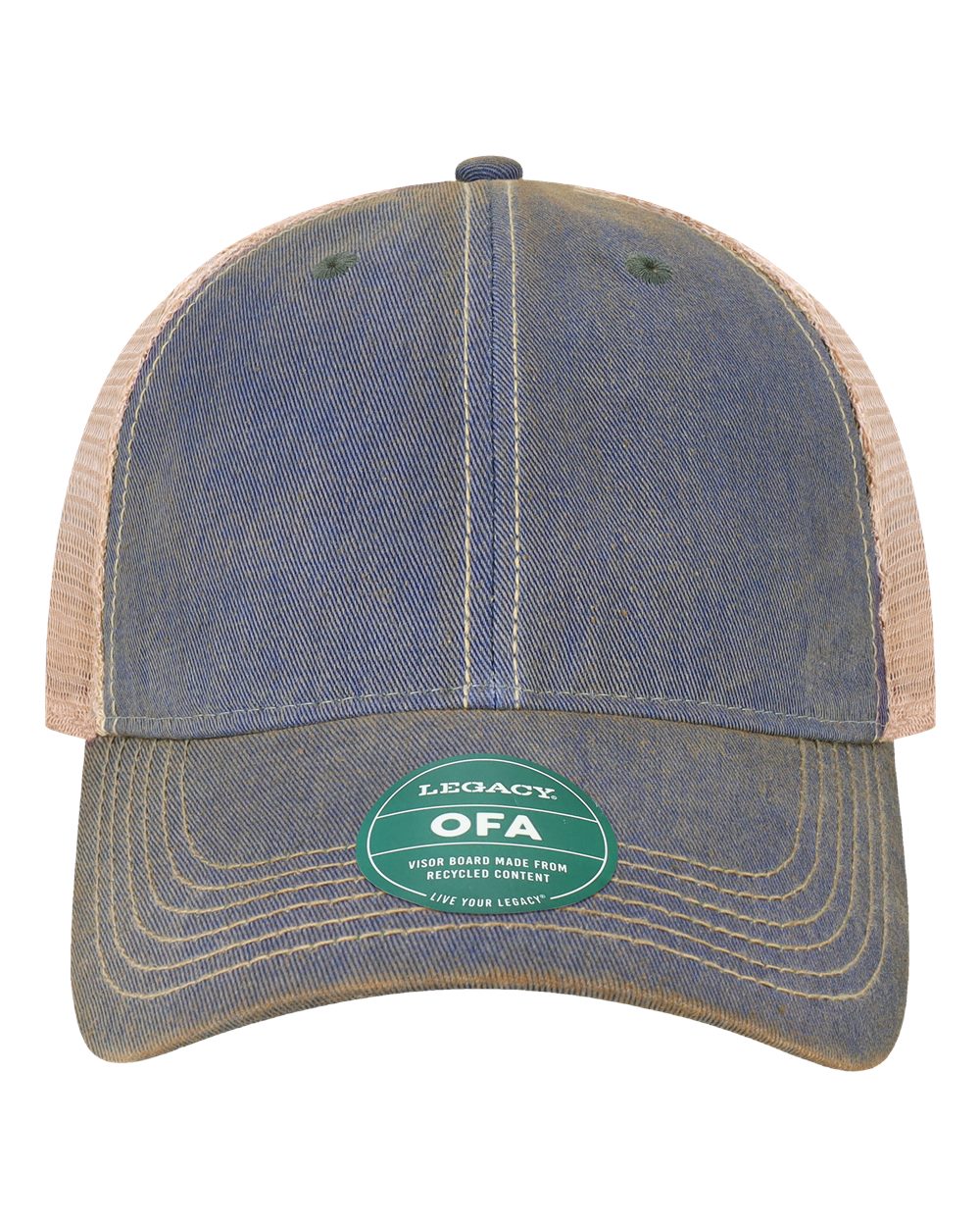 Legacy Old Favorite Trucker Cap One Size Royal/Khaki