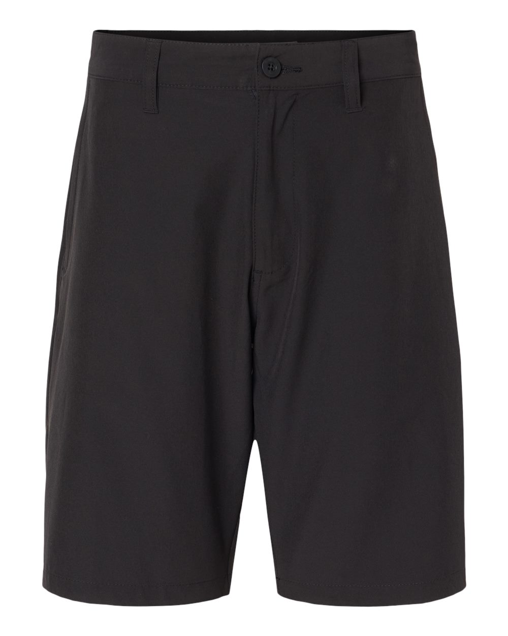 Burnside Men's World Core II Stretch Hybrid Quick Drying Modern Fit Short, Black 18, 36