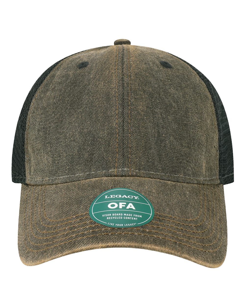 Legacy Old Favorite Trucker Cap, One Size, Black-Black
