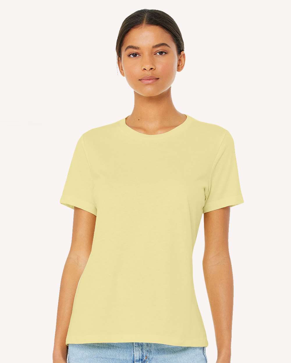 WomenÃ‚â€™s Relaxed Fit Heather CVC Tee