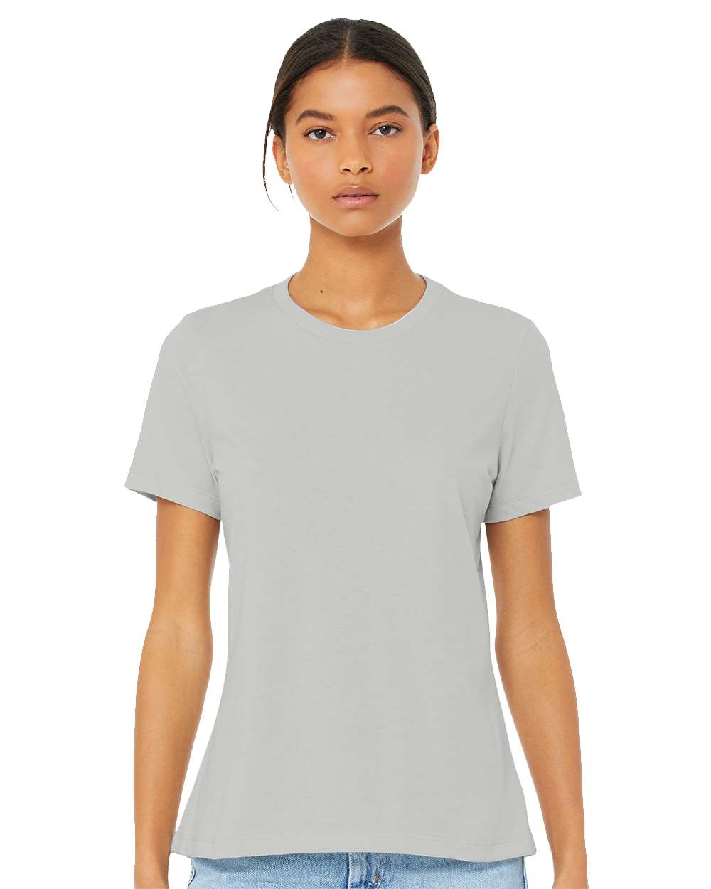 WomenÃ‚â€™s Relaxed Fit Heather CVC Tee