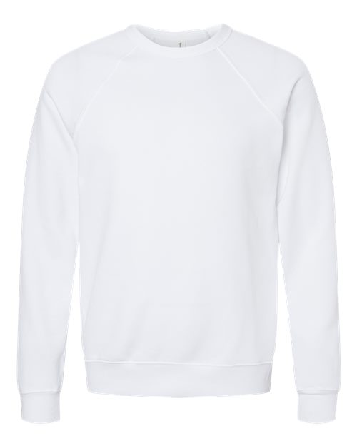 BELLA + CANVAS Unisex Sponge Fleece Raglan Crewneck Sweatshirt