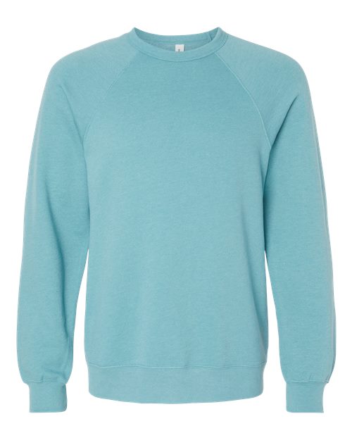 BELLA + CANVAS Unisex Sponge Fleece Raglan Crewneck Sweatshirt