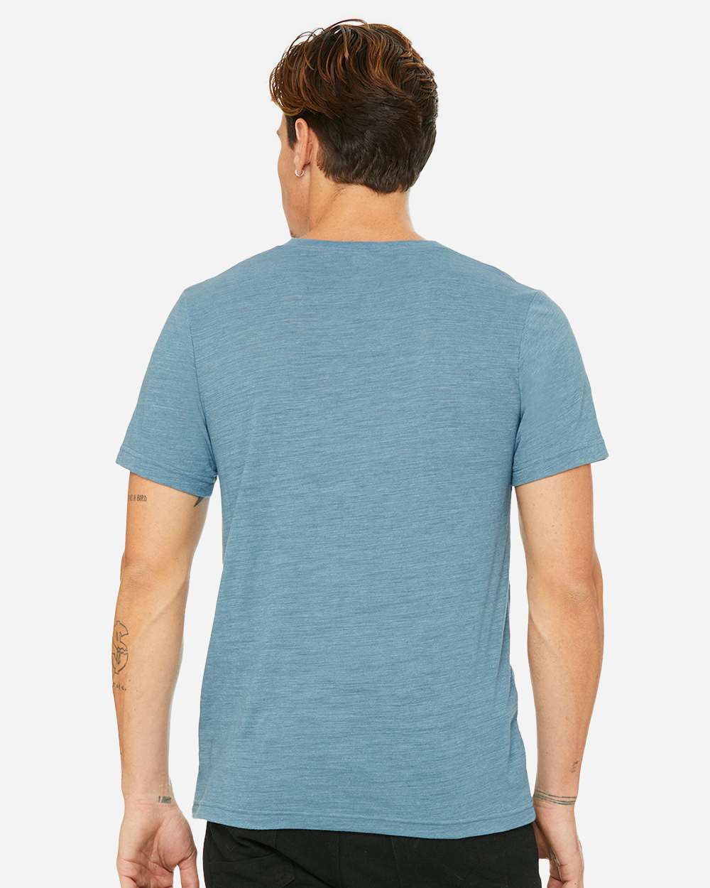 Unisex Textured Jersey V-Neck Tee