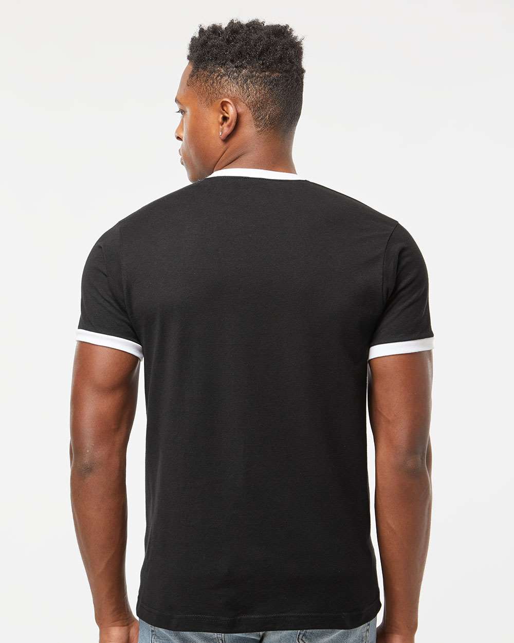 Unisex Fine Jersey Ringer T-Shirt