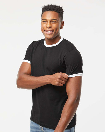 Unisex Fine Jersey Ringer T-Shirt