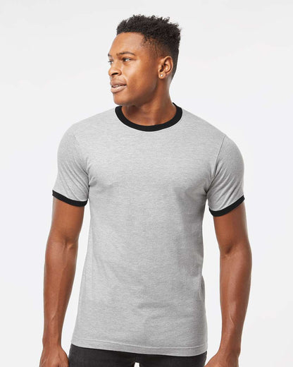 Unisex Fine Jersey Ringer T-Shirt