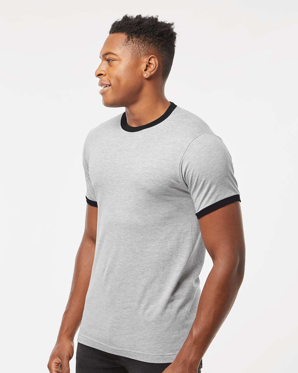 Unisex Fine Jersey Ringer T-Shirt