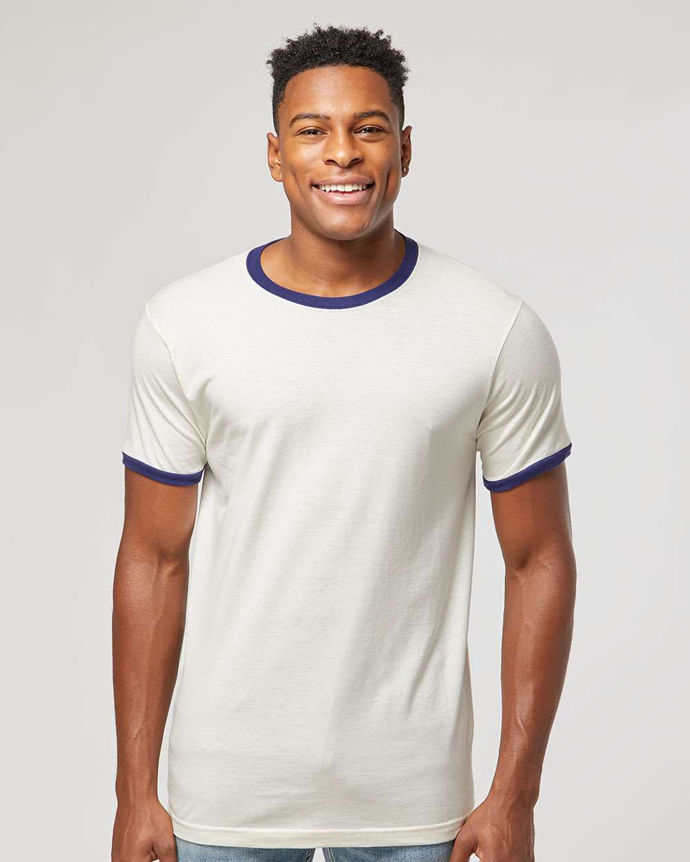 Unisex Fine Jersey Ringer T-Shirt
