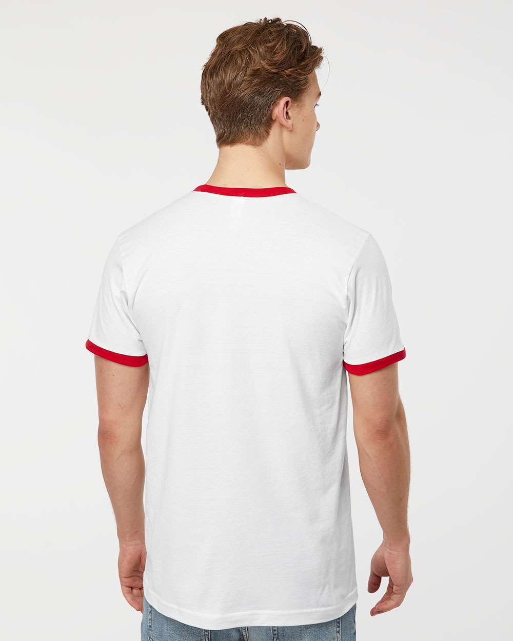 Unisex Fine Jersey Ringer T-Shirt