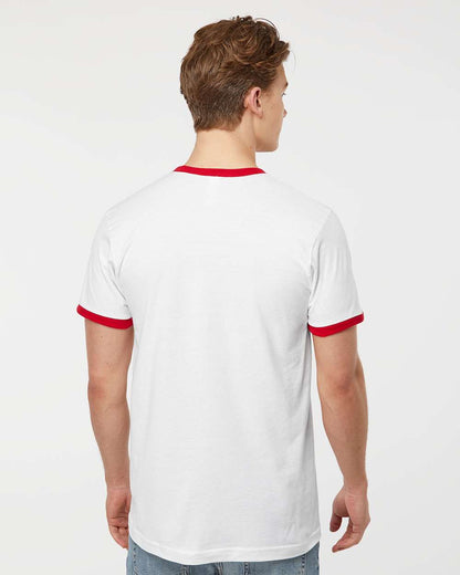 Unisex Fine Jersey Ringer T-Shirt