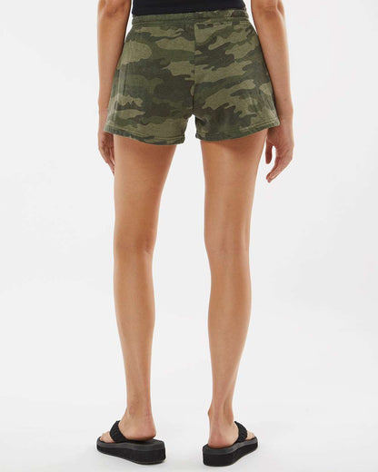 WomenÃ‚â€™s Lightweight California Wave Wash Fleece Shorts