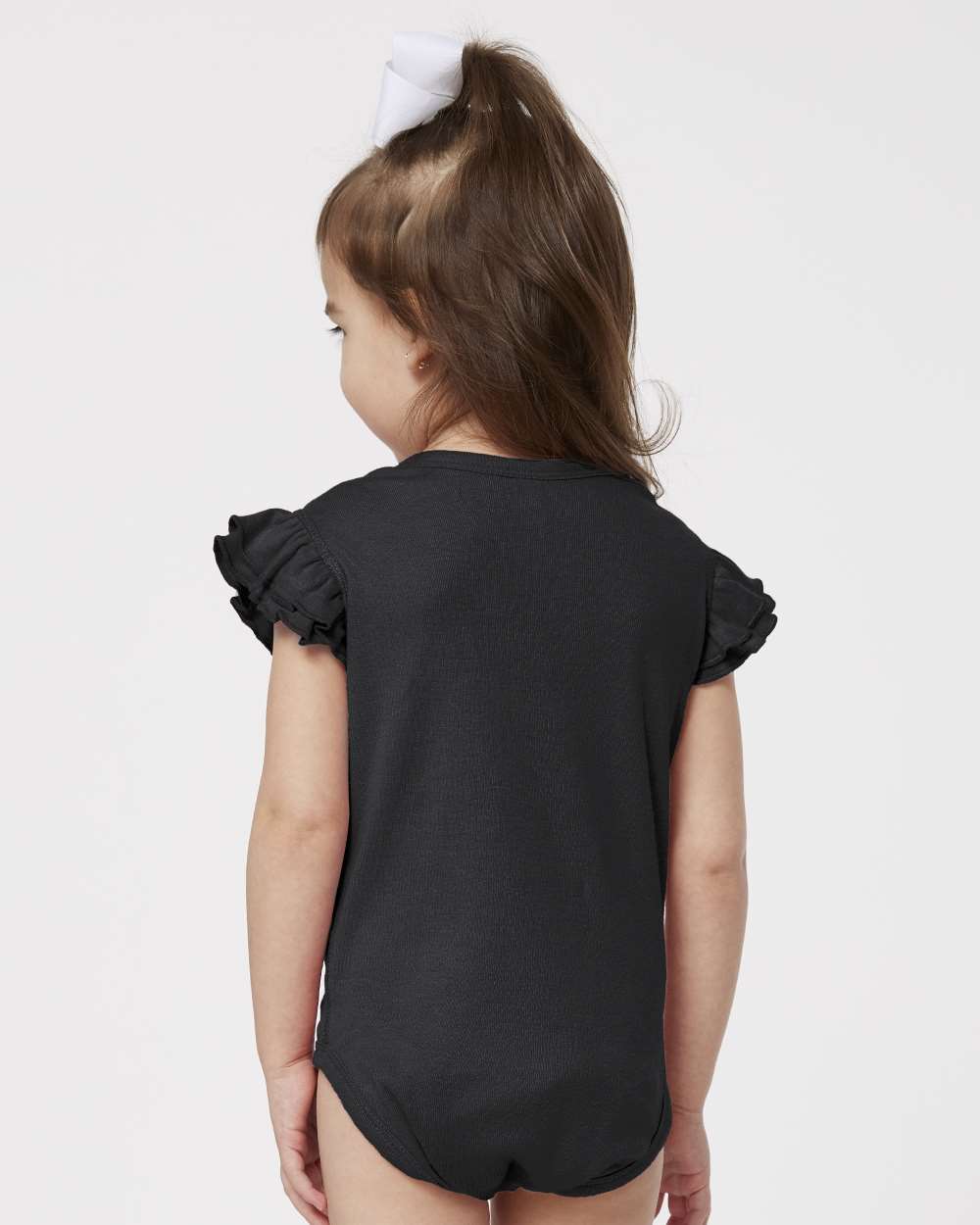 Infant Flutter Sleeve Baby Rib Bodysuit
