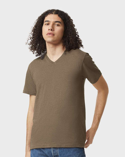 Unisex CVC V-Neck Tee