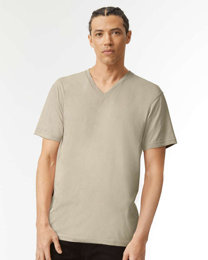 Unisex CVC V-Neck Tee
