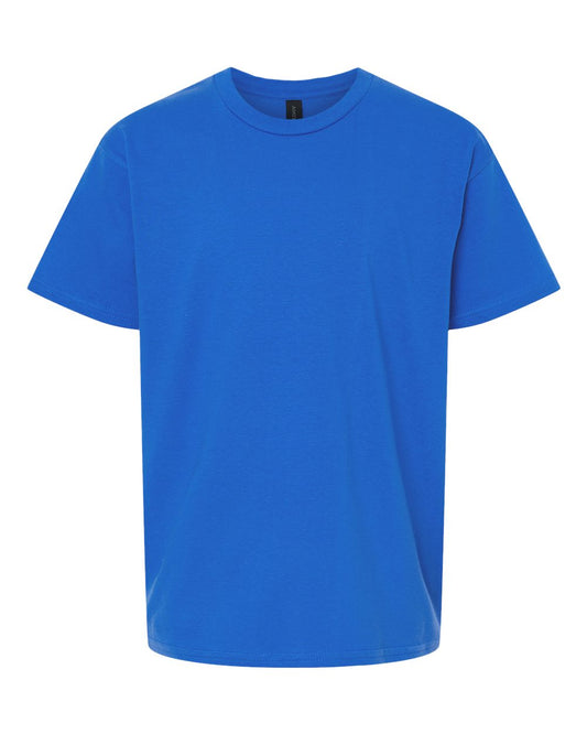 Gildan Childrens Unisex Soft Style T-Shirt (L) (Royal)