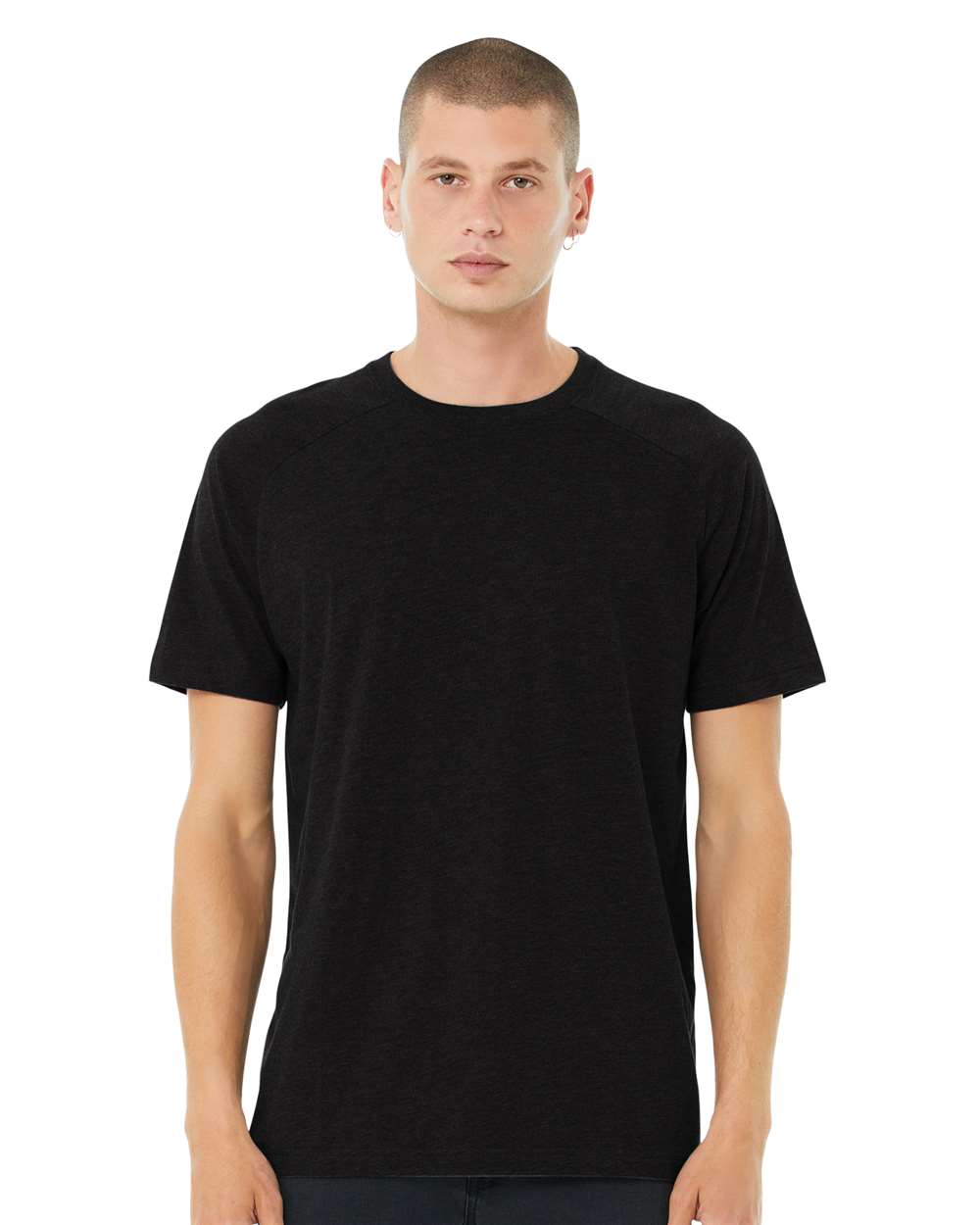 Men's Heather CVC Raglan Tee