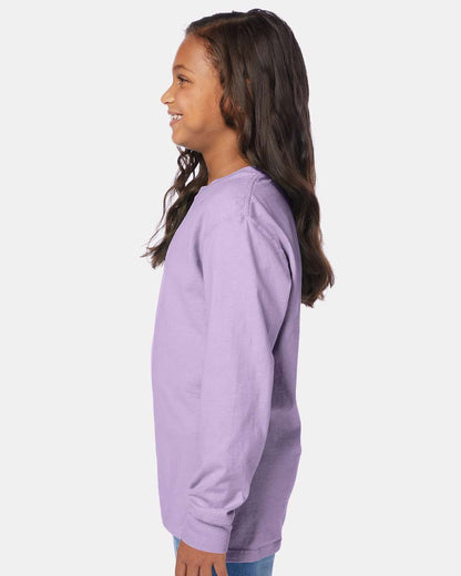 Youth Garment-Dyed Long Sleeve T-Shirt