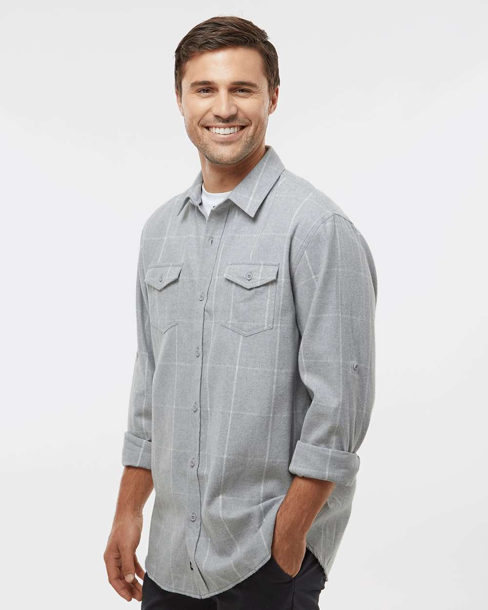 Men's Yarn-Dyed Flannel Shirt