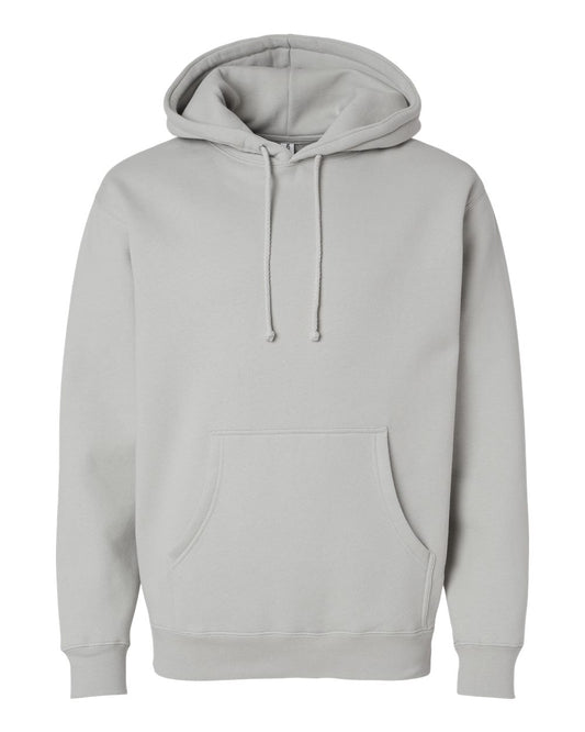Independent Trading Co. Mens Heavyweight Hooded Sweatshirt, L, Smoke