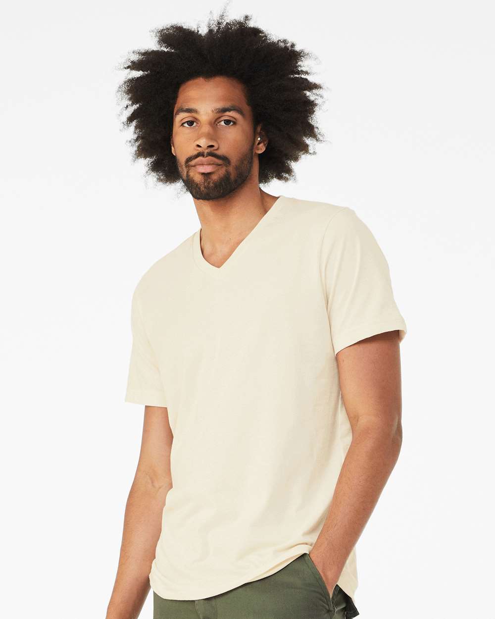 Unisex Jersey V-Neck Tee