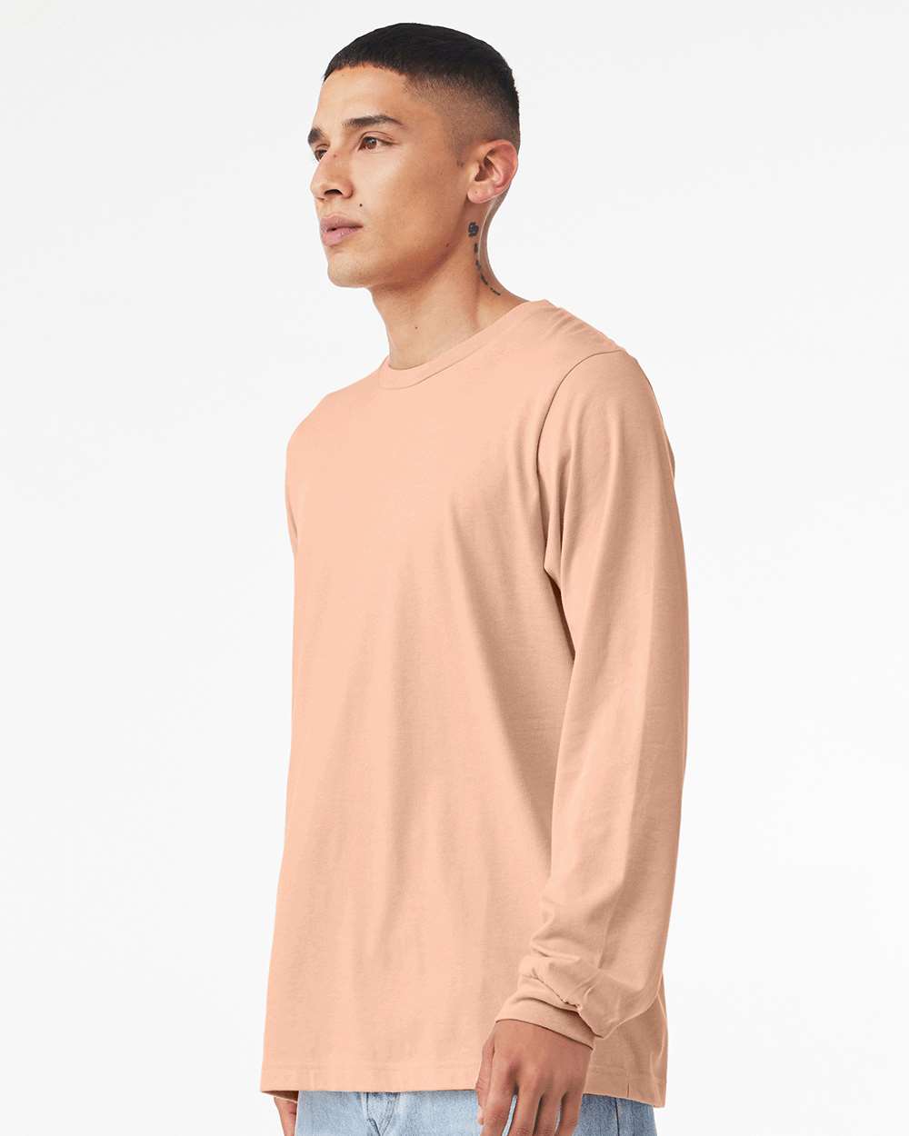 Heather CVC Long Sleeve Tee