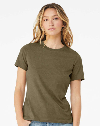 WomenÃ‚â€™s Relaxed Fit Heather CVC Tee