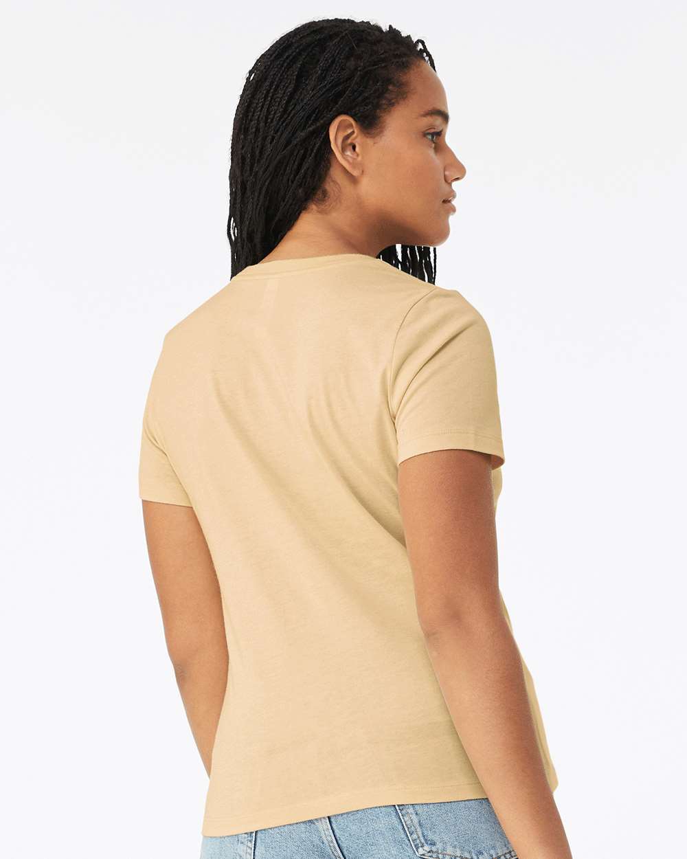 WomenÃ‚â€™s Relaxed Fit Heather CVC Tee