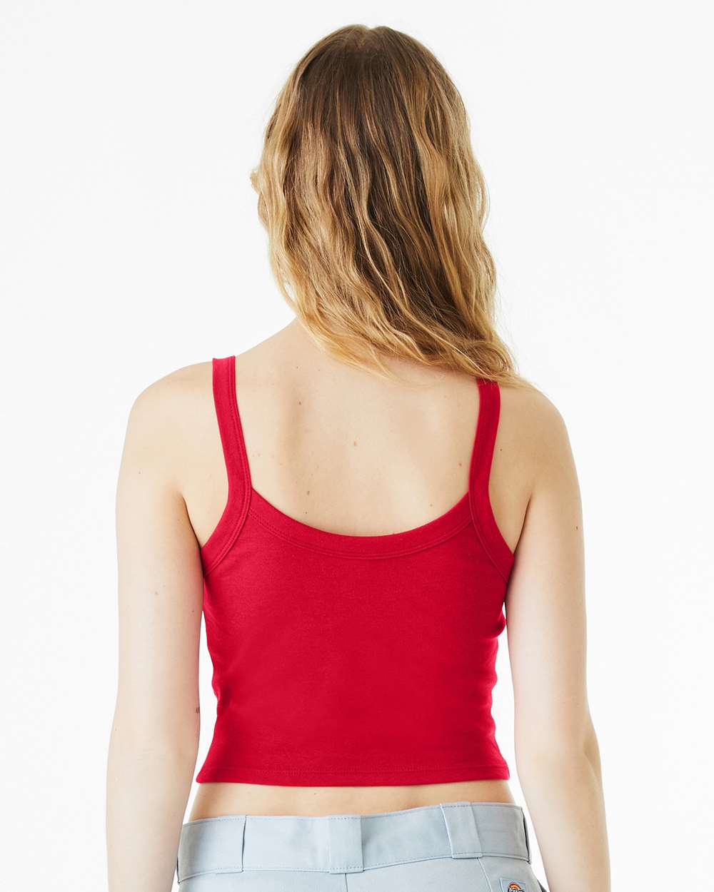 Women's Micro Rib Spaghetti Strap Tank