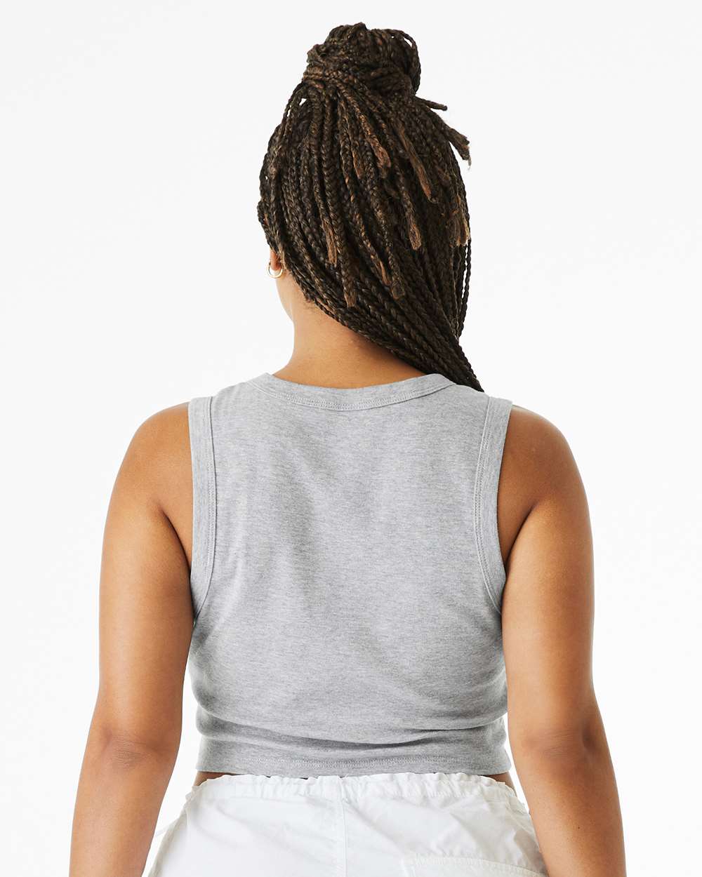 Women's Micro Rib Muscle Crop Tank